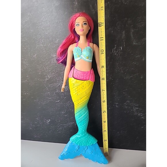 2017 Mattel mermaid Barbie multi-colored Tail Dreamtopia - Picture 6 of 10